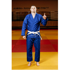 Синє кімоно для хлопців/чоловіків, джиу-джитсу, TM BUDOGI, щільність 450 гр/м.кв.