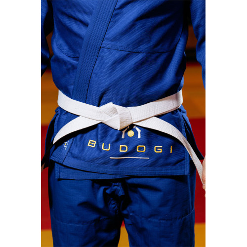 Синє кімоно для хлопців/чоловіків, джиу-джитсу, TM BUDOGI, щільність 450 гр/м.кв.