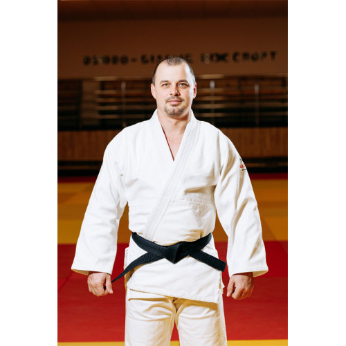 Біле кімоно для хлопців/чоловіків, дзюдо, TM BUDOGI серія ADVANCED, щільність 500 гр/м.кв.