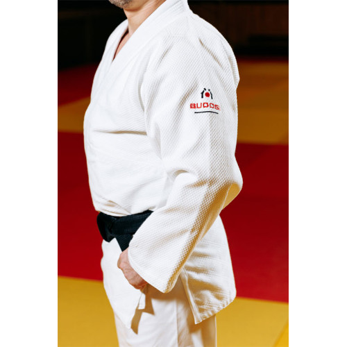 Біле кімоно для хлопців/чоловіків, дзюдо, TM BUDOGI серія ADVANCED, щільність 500 гр/м.кв.