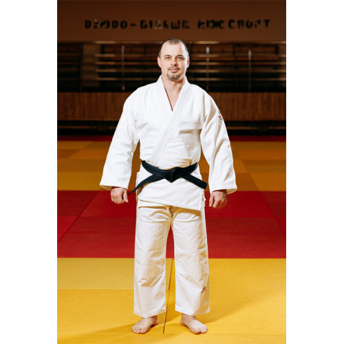 Біле кімоно для хлопців/чоловіків, дзюдо, TM BUDOGI серія ADVANCED, щільність 500 гр/м.кв.