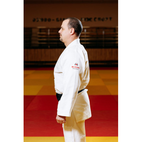 Біле кімоно для хлопців/чоловіків, дзюдо, TM BUDOGI серія ADVANCED, щільність 500 гр/м.кв.