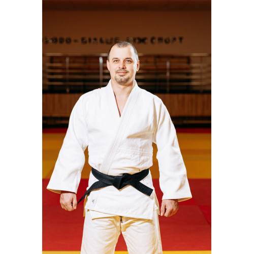 Біле кімоно для хлопців/чоловіків, дзюдо, TM BUDOGI серія PRO,  щільність 650 гр/м.кв.