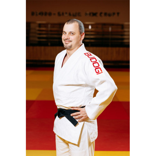 Біле кімоно для хлопців/чоловіків, дзюдо, TM BUDOGI серія PRO,  щільність 650 гр/м.кв.