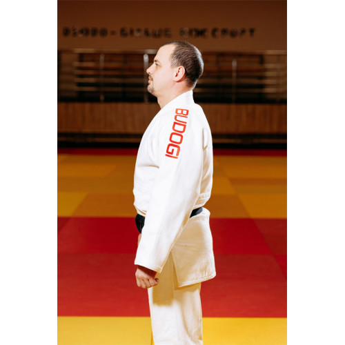 Біле кімоно для хлопців/чоловіків, дзюдо, TM BUDOGI серія PRO,  щільність 650 гр/м.кв.