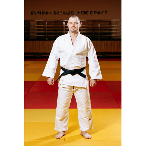 Біле кімоно для хлопців/чоловіків, дзюдо, TM BUDOGI серія PRO,  щільність 650 гр/м.кв.