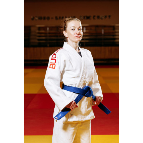 Біле кімоно для дівчат/жінок, дзюдо, TM BUDOGI серія PRO,  щільність 650 гр/м.кв.