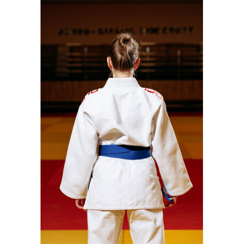 Біле кімоно для дівчат/жінок, дзюдо, TM BUDOGI серія PRO,  щільність 650 гр/м.кв.